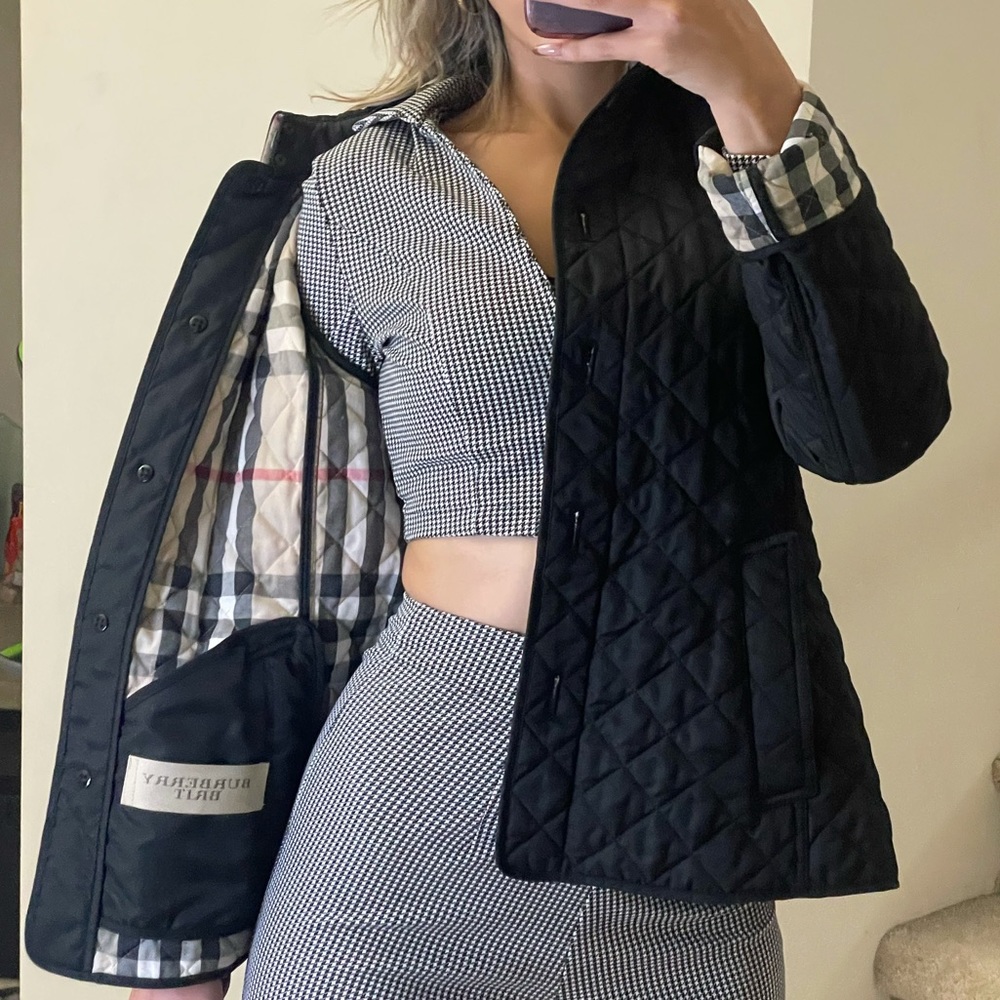 Black Burberry Coat
